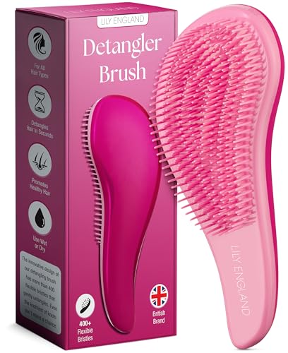 Lily England Migliore Spazzola Districante - Spazzola Scioglinodi Per Capelli Bagnati, Asciutti, Sottili, Folti E Per I Più Piccoli - Tutti I Tipi Di