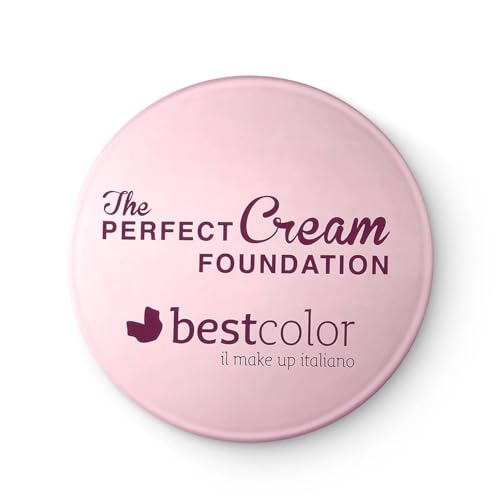 Best Color The Perfect Cream Foundation Fondotinta Compatto Matte Idroresistente Ad Alta Coprenza A01 Beige Chiaro