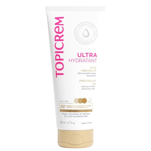 Topicrem, Lozione Ultra Idratante Per Un’Abbronzatura Graduale, 200 Ml