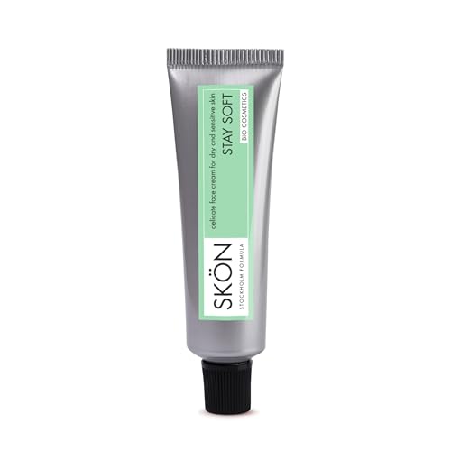 Skön Stay Soft - Crema Viso Idratante Pelle Secca E Sensibile Con Acido Ialuronico E Burro Di Karitè, Crema Idratante Viso Lenitiva E Protettiva Contr