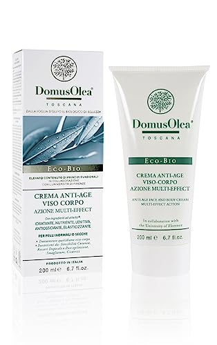 Domus Olea Toscana Crema Anti-Age Viso Corpo Azione Multi-Effect 200Ml Ecobio 005