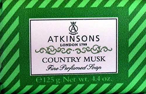 6 X Atkinsons Saponetta Country Musk 125 Gr