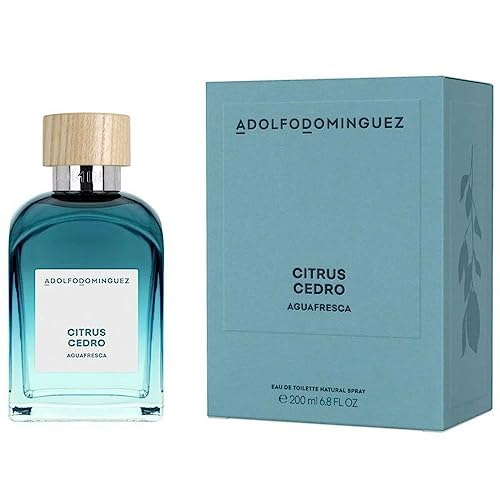 Adolfo Dominguez Profumo Uomo Edt 200 Ml Acqua Fresca Citrus Cedro