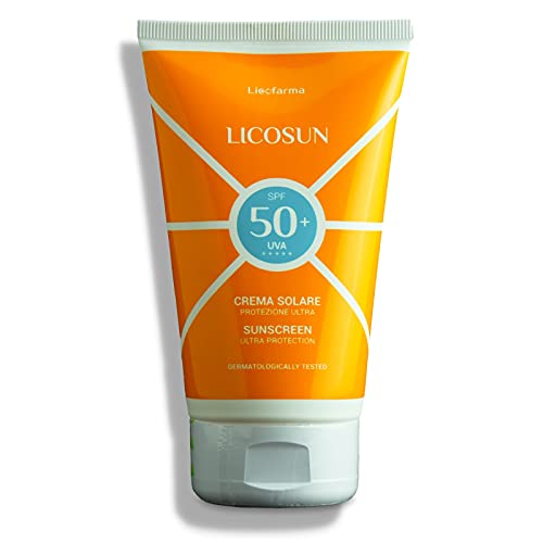 Crema Corpo Solare Spf 50+. Protezione Uva Uvb, Antirughe, Antimacchie E Antiossidante. Protettiva Ad Azione Idratante.