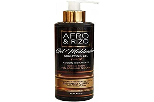 Afro & Rizo Sculpting Gel 236 Ml – Gel Modellante Per Ricci Definiti E Idratati, Privo Di Solfati, Parabeni E Oli Minerali