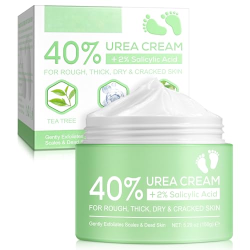Creme Pour Les Pieds,150G Crema Piedi Secchi Screpolati,Crema Per Piedi E Mani Con Acido Ialuronico, Tea Tree E Aloe Vera Per Un'Idratazione Profonda,