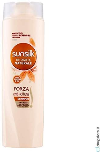 Sunsilk Shampoo 250Ml.Forza Antirottura Olio Di Argan & Di Mandorle