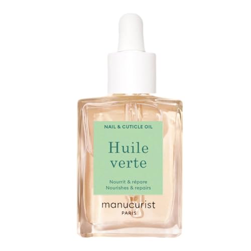 Manucurist Olio Verde Per Unghie - Olio Per Cuticole E Unghie - Nutre E Rigenera Unghie E Cuticole - Favorisce La Ricrescita - Mix Di 6 Oli - 99% Bio-