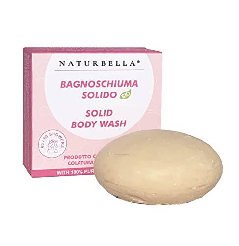 Naturbella Bagnoschiuma Bio Certificato, Nutriente, Lentivo E Idratante, Formato Da 80Gr Con Oli Essenziali, 100% Naturale, 100% Artigianale - Made In