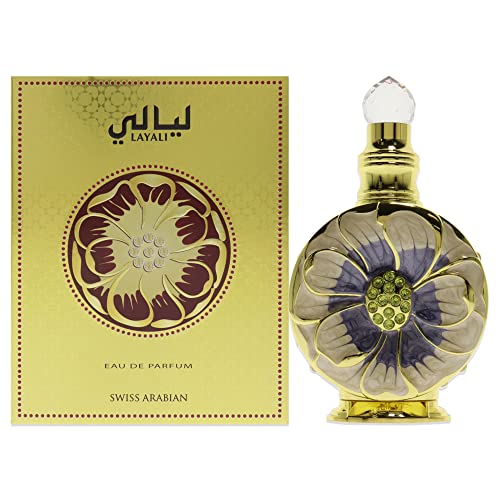 Swiss Arabian Layali - Luxury Products From Dubai - Profumo Spray Edp Personale A Lunga Durata E Coinvolgente - Aroma Seducente - 48,2 G