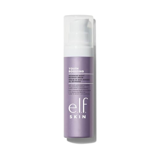 E.L.F. Skin Youth Boosting Advanced Night Retinoid Serum, Siero Anti-Age Per Ridurre L’Aspetto Di Rughe E Linee Sottili, Prodotto Vegano E Non Testato