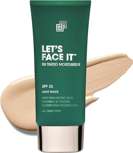 Shakeup - Crema Idratante Colorata Da Uomo, Spf25, Idratazione 24 H, Finish Opaco, Facile Applicazione, Vegana, 50 Ml (Light, 50Ml)