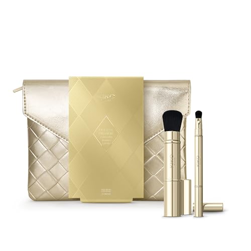 Kiko Milano Holiday Première Unmissable Brushes Gift Set | Gift Set Pennelli: Un Pennello Duo Per Viso E Un Pennello Duo Per Occhi