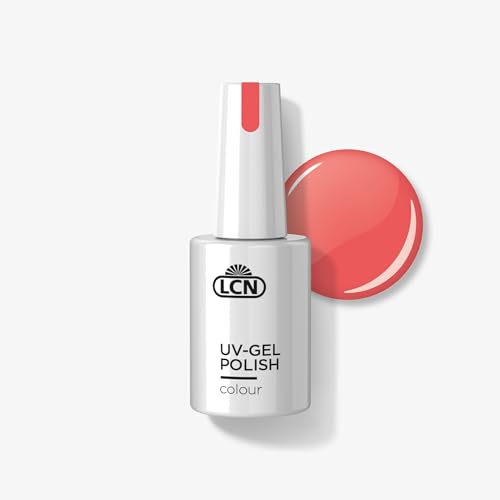 Lcn Smalto Uv Coral Sunset – Shellac Coprente E Duraturo – Delicato Soak-Off – Vegano, Senza Sperimentazione Animale E Senza Hema – 10 Ml