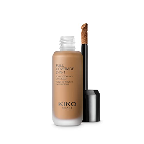 Kiko Milano Full Coverage 2 In 1 Foundation & Concealer Wb120, Fondotinta E Correttore 2 In 1, Elevata Coprenza