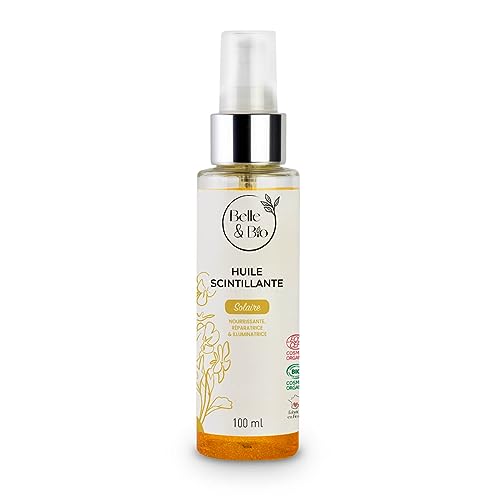 Belle&Bio Olio Scintillante Bronzage Sublime Certificato Bio, Da Ecocert, 100 Ml