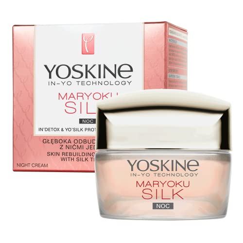 Yoskine Maryoku Silk Night Cream, Rebuilding Treatment With Silk Threads 50Ml
