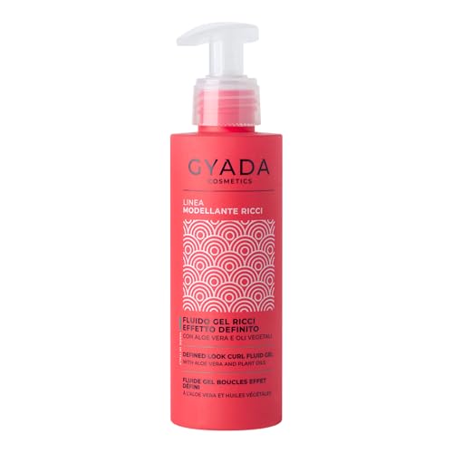 Gyada Cosmetics, Fluido Gel Modellante Per Capelli Ricci E Mossi, Effetto Definito, 98% Ingredienti Naturali, Ad Azione Disciplinante E Anticrespo, Co