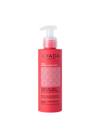 Gyada Cosmetics, Fluido Gel Modellante Per Capelli Ricci E Mossi, Effetto Morbido, 98% Ingredienti Naturali, Ad Azione Disciplinante E Anticrespo, Con