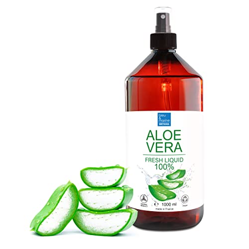Aloe Vera Puro Spray Liquido Naturale. Idratante (Vitamina E), Antismagliature, Antietà, Doposole, Dopobarba, Pulizia Viso Pelle Grassa, Riparazione P