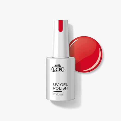 Lcn Smalto Uv Ruby Red – Shellac Coprente E Di Lunga Durata – Delicato Soak-Off – Vegano, Senza Sperimentazione Animale E Senza Hema – 10 Ml