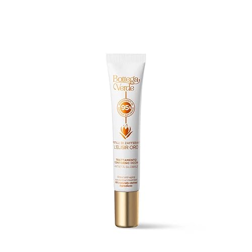 Bottega Verde - Pistilli Di Zafferano, Contorno Occhi Antietà Globale, 10 Ml, Con Estratto Di Pistilli Di Zafferano E Inolixir, Trattamento Anti-Borse