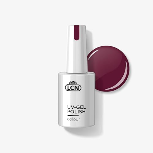 Lcn Smalto Uv Dark Cherry – Shellac Coprente E Duraturo – Delicato Soak-Off – Vegano, Senza Sperimentazione Animale E Senza Hema – 10 Ml