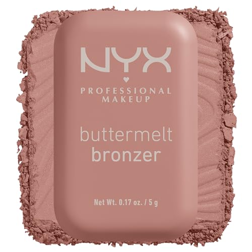 Nyx Professional Makeup Bronzer, Per Un Look Abbronzato E Luminoso, Tenuta Fino A 12H, Resiste Alle Sbavature, No Transfer, Buttermelt, Tonalità: Butt
