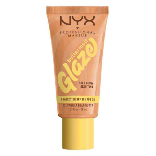 Nyx Professional Makeup Fondotinta Illuminante, Per Tutti I Tipi Di Pelle, Incarnato Uniforme E Luminoso, Effetto Naturale E Tenuta 12H, Con Spf 30, B