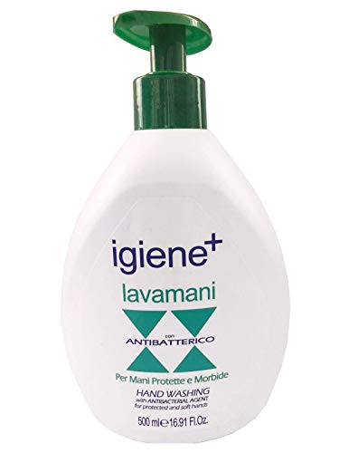 Igiene + - Sapone Liquido Per Mani Igienizzante Antibatterico – 500 Ml