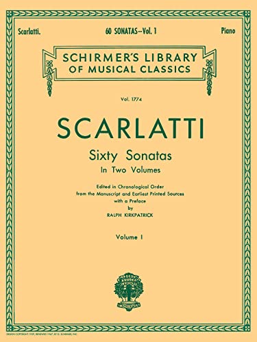60 Sonatas - Volume 1: Schirmer Library Of Classics Volume 1774 Piano Solo [Lingua Inglese]
