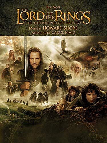 The Lord Of The Rings Trilogy: Music From The Motion Pictures Arranged For Big Note Piano