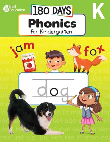 180 Days(Tm) Phonics For Kindergarten: Practice, Assess, Diagnose