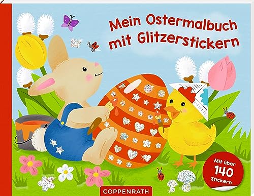 Mein Ostermalbuch Mit Glitzerstickern