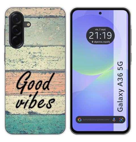 Tumundosmartphone Custodia In Silicone Per Samsung Galaxy A36 5G Design Legno 01 Disegni