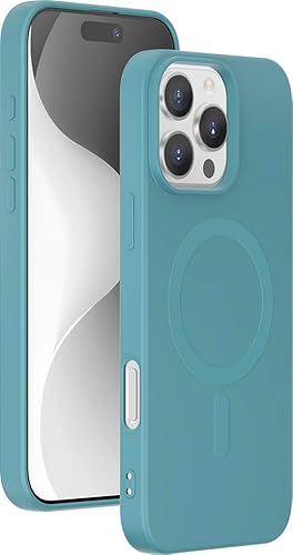 Cover Magsafe Iphone 16 Pro Max Silicone Verde Bigben