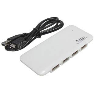 Ict Moltiplicatore Hus Usb 2.0 7 Porte Ultra Slim High-Speed Splitter Extender 7 Ports