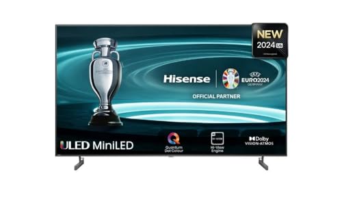 Hisense 55U69Nq - Smart Tv 55 Pollici (139 Cm), 4K, Uled Mini Led, Dvb-T2 Hevc, Nero