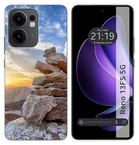 Custodia In Silicone Per Oppo Reno 13Fs 4G / 13 Fs 5G Design Sunset Disegni