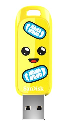 Sandisk Chiavetta Usb Fortnite Da 256 Gb, Edizione Peely, Fino A 130 Mb/S, Usb Tipo A, Per Smartphone, Console Di Gioco E Computer, Sdczif-256G-G46