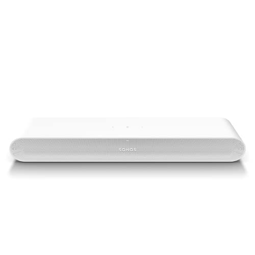 Sonos Ray - Soundbar Hd Compatta Smart Per Tv, Suono Blockbuster, Wi-Fi, Per Film, Musica, Videogiochi, Compatibile Con Airplay 2, Amazon Alexa E Goog