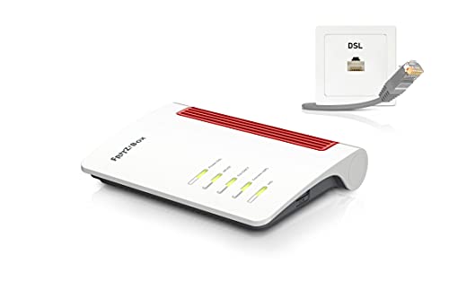 Avm Fritz! Box 7530 High End Wlan Ac + N Router Dsl/Vdsl, 866 Mbit/S (5 Ghz) + 400 Mbit/S (2.4 Ghz), Fino A 300 Mbit/S Attraverso Vdsl Supervecto Snel
