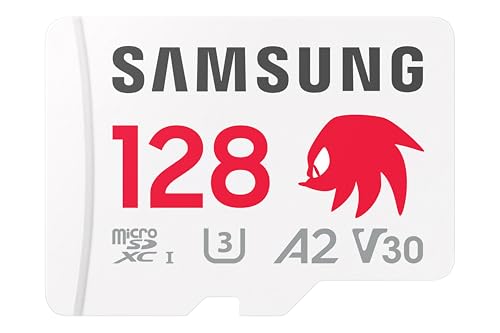 Samsung Memorie Mb-Md128Sa Sonic Pro Plus Scheda Microsd Per Console Gaming, Action Cam E Droni Da 128Gb, Uhs-I U3, Fino A 180Mb/S