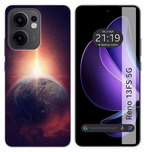 Custodia In Silicone Per Oppo Reno 13Fs 4G / 13 Fs 5G Disegno Terra Disegni