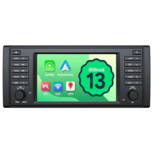 Eonon 7 Pouces Schermo Tattile Android 13 Pour Bmw 5 E39 (1995-2002) 2+32 Go Con Gps Carplay E Android Auto Wifi Bluetooth Usb Miroir D'Écran Swc Supp