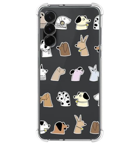 Tumundosmartphone Custodia In Silicone Antiurto Per Samsung Galaxy A36 5G Design Cani Disegni