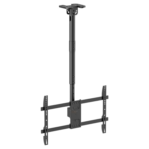 My Wall Supporto Mobile Per Tv Da Soffitto – Hd8L, Supporto Da Soffitto Per Tv Da 43"-86", Girevole E Inclinabile, Asta Telescopica, Max. 60 Kg, Suppo