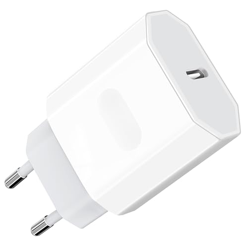 Caricatore Usb C, 25W Alimentatore Presa For Iphone 16 15 14 13 12 11 Pro Max Plus Xs Xr Pad Caricabatterie Rapido Spina Tipo C Power Adapter Fast Cha