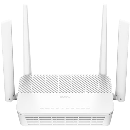 Cudy Ax3000 Wr3000H Router Dual Band Wifi 6 Mesh, 2,5 Gbps Wan, 4 Porte Rj45 Gigabit, Mu-Mimo, Openvpn, Wireguard, Zerotier, Ipsec Vpn, App Cloud