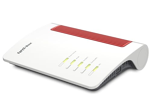 Fritz!Box 4690 (Wi-Fi 7 Mesh Router, Per Collegamento Via Cavo, Dsl O Fibra Ottica, Fino A 6.960 Mbit/S, 1 X 10 Gigabit Wan E Lan, 3 X 2,5 Gigabit Lan